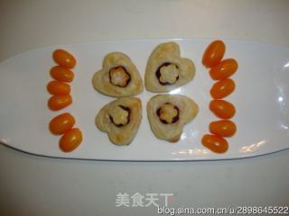 蓝莓酱爱心饼——小清新早餐的做法步骤：8