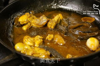 黑虎掌菌烩鸡肉的做法步骤：8
