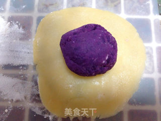 广式椰香紫薯月饼的做法步骤：13