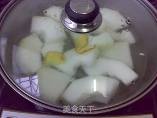 鲜肉冬瓜汤的做法步骤：4