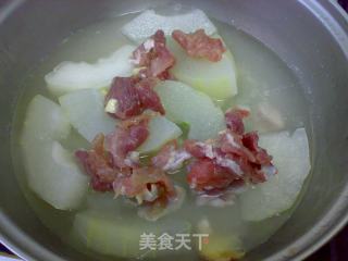 鲜肉冬瓜汤的做法步骤：5