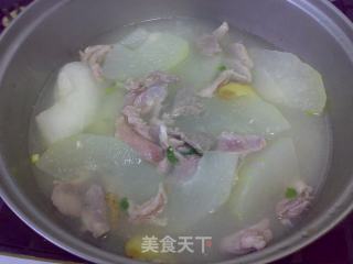 鲜肉冬瓜汤的做法步骤：6