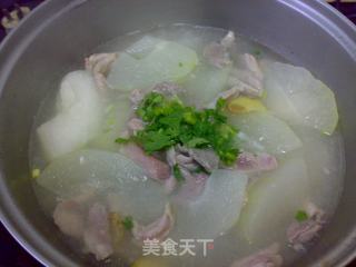 鲜肉冬瓜汤的做法步骤：7
