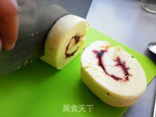 【儿子最爱】--------蓝莓蛋糕卷的做法步骤：17
