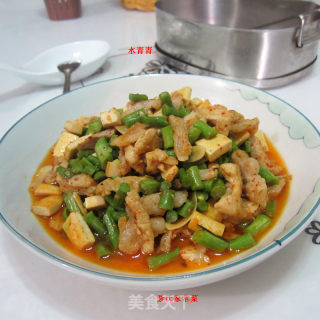豆角瘦肉豆腐干的做法步骤：7