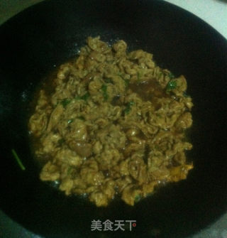 孜然羊肉的做法步骤：7