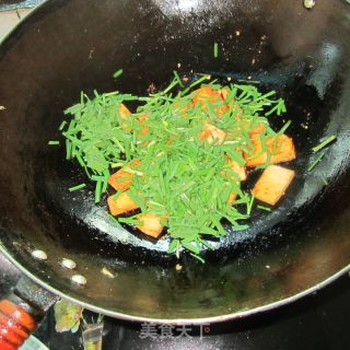 韭菜豆腐干的做法步骤：7