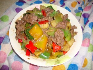辣椒炒牛肉的做法步骤：5