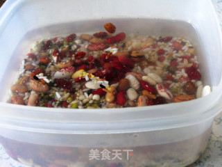 面包机版八宝粥/的做法步骤：1