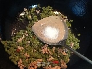 肉末酸豆角的做法步骤：7