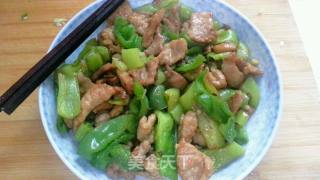 青辣椒炒肉片的做法步骤：11