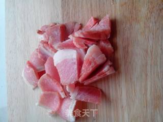 香菇油菜肉片的做法步骤：3
