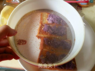 活力快手早餐  紫薯泥toast的做法步骤：6