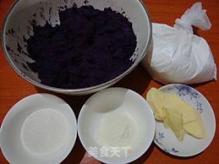 月饼馅料自己做-------【奶香紫薯馅】的做法步骤：1