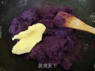 月饼馅料自己做-------【奶香紫薯馅】的做法步骤：4