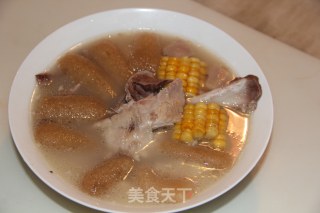 竹荪玉米腿骨汤的做法步骤：9
