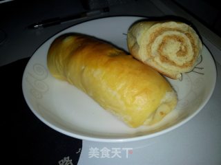 千层肉松面包的做法步骤：6