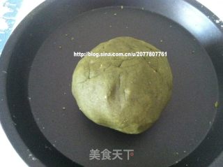 抹茶馅冰皮月饼的做法步骤：8