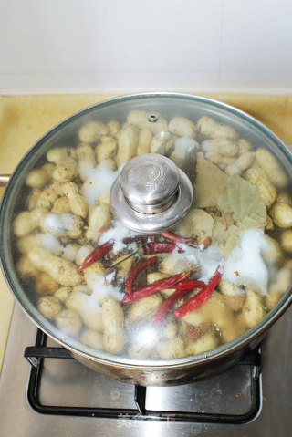 立秋好零食----多味水煮花生的做法步骤：5
