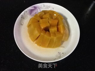 冰糖百合蒸南瓜的做法步骤：6