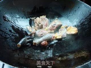 鸡腿肉煮佛手瓜的做法步骤：3