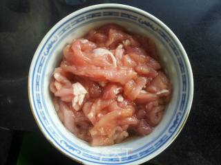 杏鲍菇肉丝面的做法步骤：2