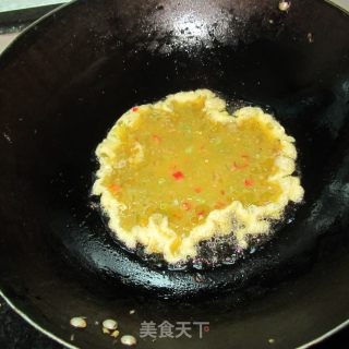酸豆角煎蛋的做法步骤：7