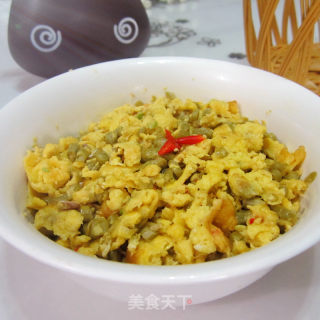 酸豆角煎蛋的做法步骤：9