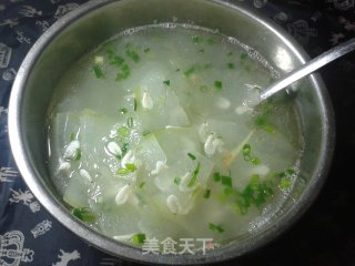 虾米冬瓜汤的做法步骤：7