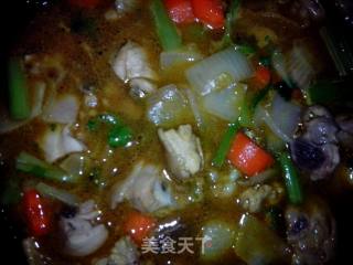 蔬菜咖喱鸡饭的做法步骤：6