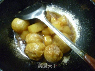 肉面筋烧冬瓜的做法步骤：18
