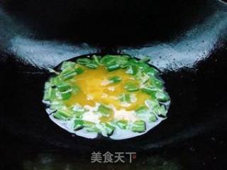 白参青椒炒蛋的做法步骤：6