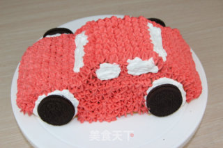 可爱汽车生日蛋糕的做法步骤：9