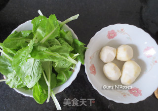 芋头白菜汤的做法步骤：2