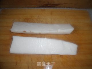 清炒山药的做法步骤：2