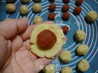 月圆中秋----------【广式草莓豆沙月饼】的做法步骤：7