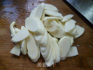 扁豆炒茭白的做法步骤：4