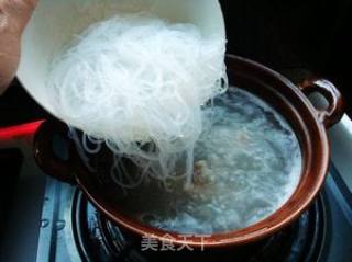 砂锅骨头汤粉丝的做法步骤：6