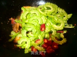 苦瓜洋葱回锅肉的做法步骤：8