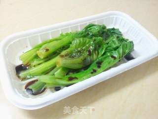 白焯生菜的做法步骤：4