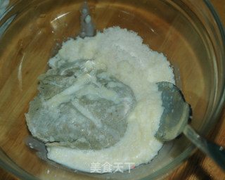 健康月饼——南瓜绿豆沙椰蓉饼的做法步骤：6