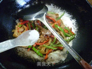 双椒面筋的做法步骤：8