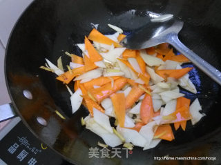 淮山木耳肉片的做法步骤：4