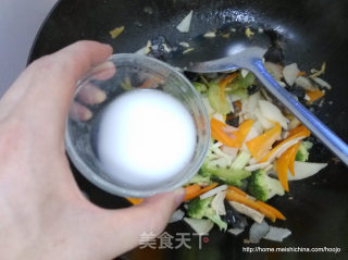 淮山木耳肉片的做法步骤：9