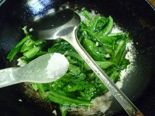 蒜香油麦菜的做法步骤：5