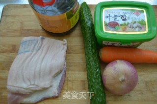 自制韩味儿【荞麦炸酱面】的做法步骤：1