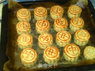 冬蓉百果月饼的做法步骤：18