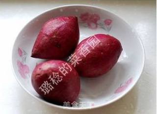 全手工打造“免烤、无油、无脂、低糖、健康”的【紫薯月饼】的做法步骤：1