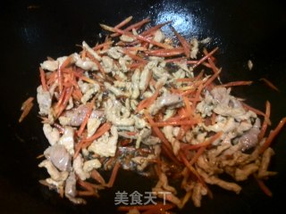 榨菜肉丝的做法步骤：7
