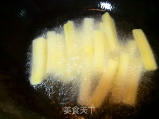 香炸土豆条的做法步骤：3